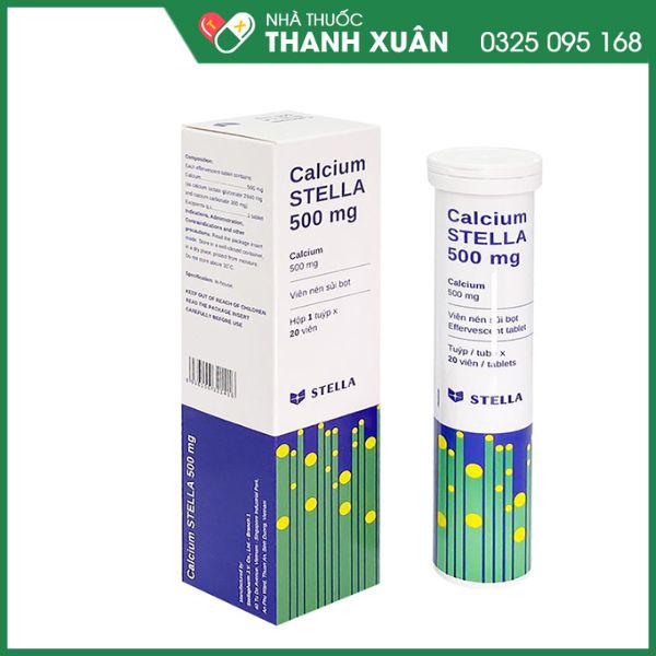 Calcium Stella 500mg bổ sung calci